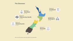 Les diocèses de Nouvelle-Zélande.