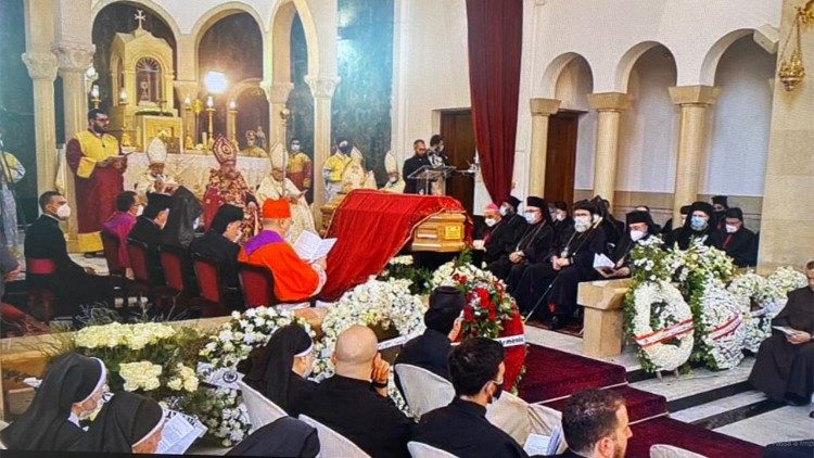 Funeral of Armenian Catholic Patriarch Gregoire Pierre XX Ghabroyan
