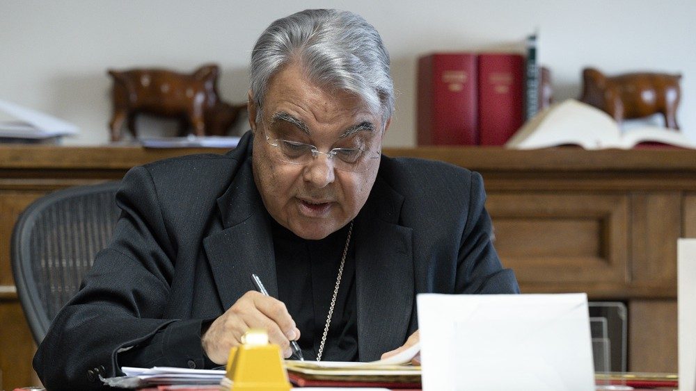 Dicastério para as Causas dos Santos, o cardeal Marcello Semeraro