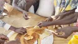 Sharing bread in Ethiopia's Tigray region