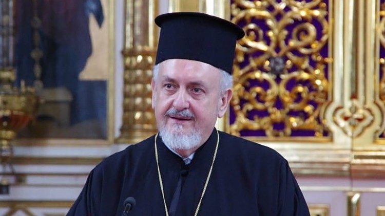 Mitropolitul Emmanuel al Calcedoniei – şeful delegaţiei Patriarhatului Ecumenic de Constantinopol, prezentă și în acest an la Roma, cu prilejul solemnității Sfinții Petru și Paul