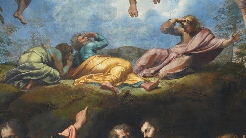 Angelus: Jesu forklarelse og disiplenes søvnighet