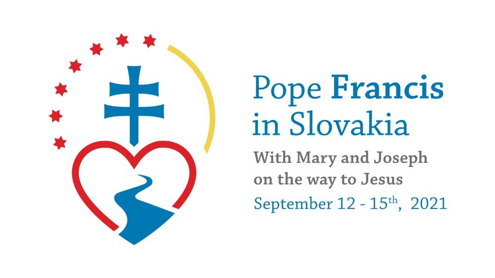 教皇フランシスコのスロバキア司牧訪問のロゴ