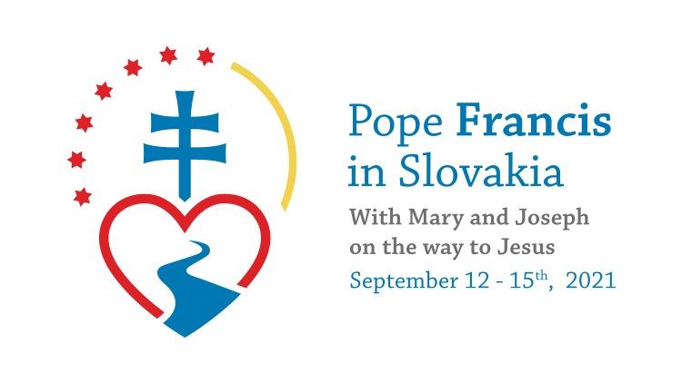2021.07.21 Logo Viaggio apostolico in Slovacchia - versione inglese - Pope Francis