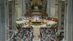 Heilige Messe zum Welttag der Großeltern 2021 im Petersdom
