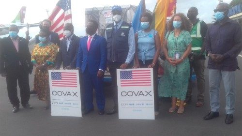 Doses de Vacina COVAX contra Covid-19 dos EUA chegam à Guiné-Bissau