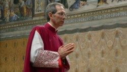 Mgr Guido Marini, nouvel évêque de Tortone. 