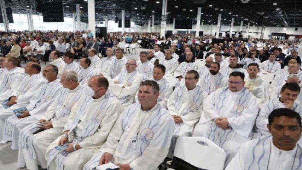 Záber z Medzinárodného eucharistického kongresu v Budapešti