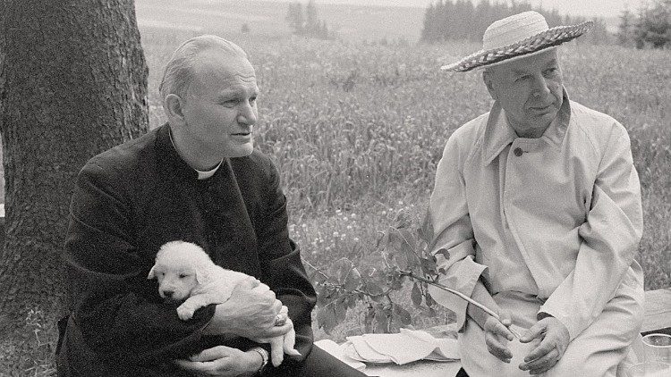Karol Wojtyla et Stefan Wyszyński. 