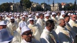 Msza Święta kończąca Międzynarodowy Kongres Eucharystyczny w Budapeszcie w 2021 roku