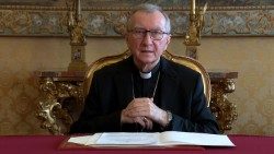 El cardenal Pietro Parolin, secretario de Estado del Vaticano, envió su informe al Congreso de la Unión de juristas católicos con un vídeo mensaje