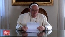 Imagen de archivo: videomensaje del Papa Francisco.