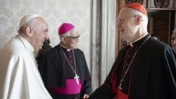 Papa Francesco encontra o cardeal Scherer (09.10.2021)