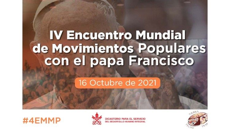 A népi mozgalmak negyedik világtalálkozója Ferenc pápával 