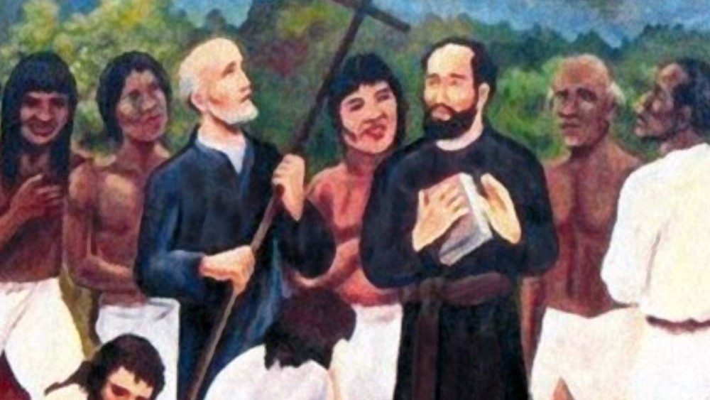 Kňazi Pedro Ortiz de Zárate a Juan Antonio Solinas SJ