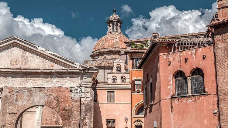 The Jewish Ghetto in Rome, where in 1943, the Nazis carried out a raid