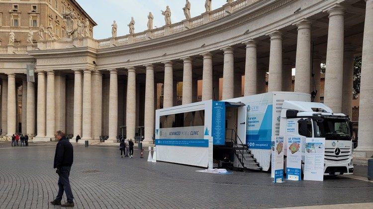 The mobile clinic for the cardiological visits