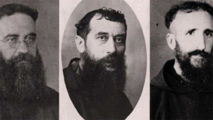 Beatificados Benet de Santa Coloma De Gramenet, Josep Oriol, ​​Domènec de Sant Pere de Ruidebitllets, martirizados em 1936 durante a Guerra Civil espanhola
