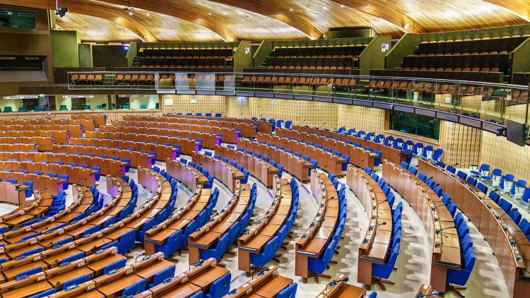 2021.11.09 Emiciclo del Consiglio d'Europa a Strasburgo