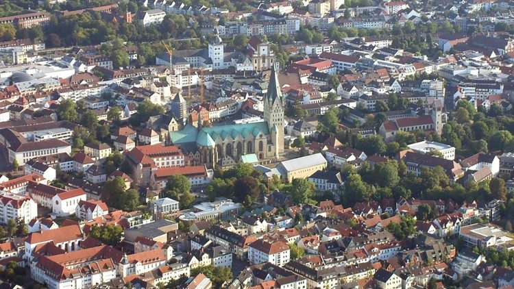 Luftansicht von Paderborn