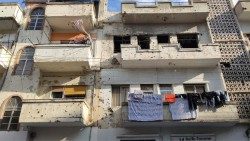 Homs, Siria, ingentes daños provocados por la guerra