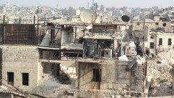 Destrucción de la ciudad de Alepo, Siria.