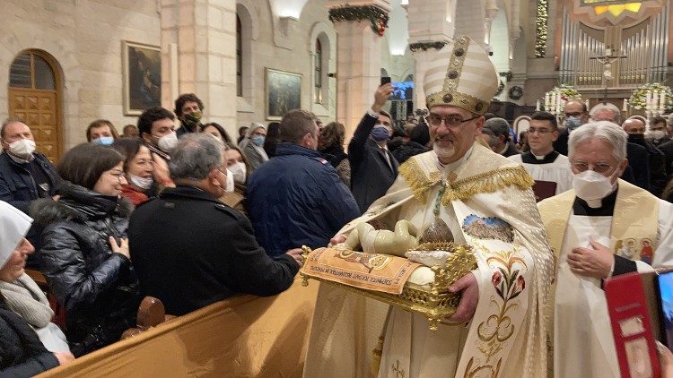 Đức Thượng phụ Pierbattista Pizzaballa cử hành lễ Giáng sinh năm 2021 tại Bêlem