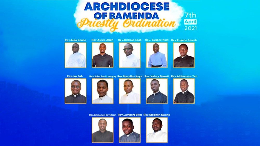 Ordinations presbytérales dans l’archidiocèse de Bamenda, 7 avril 2021/Cameroun