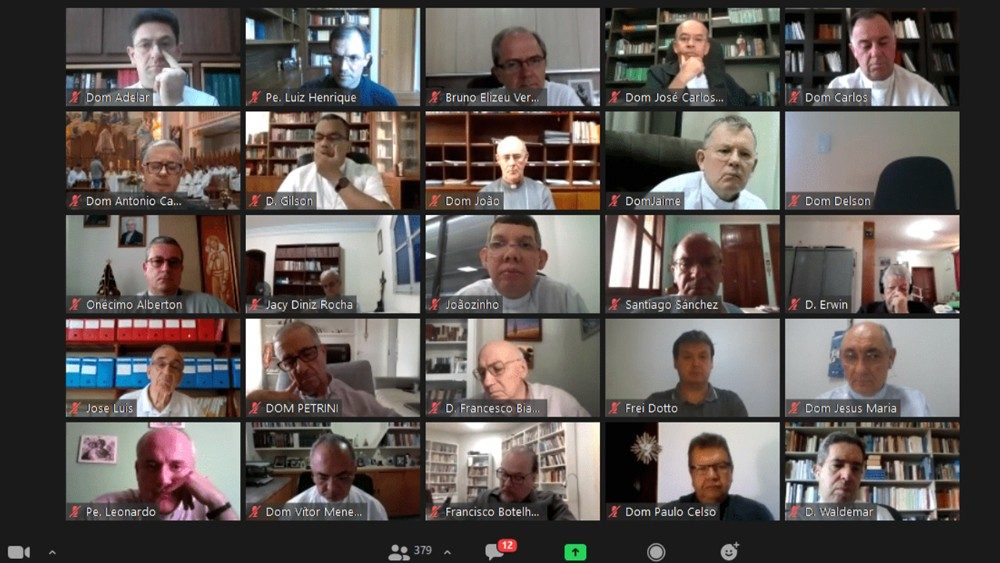 Asamblea virtual de los obispos de Brasil.