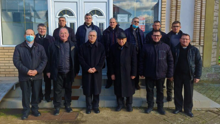 2022.01.05 Spiritual renewal for the priests from the Strumica, Skopje diocese, North Macedonia