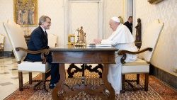 2022.01.11 Papa Francesco incontra S.E. David Maria Sassoli, Presidente del Parlamento Europeo 26-06-2021 