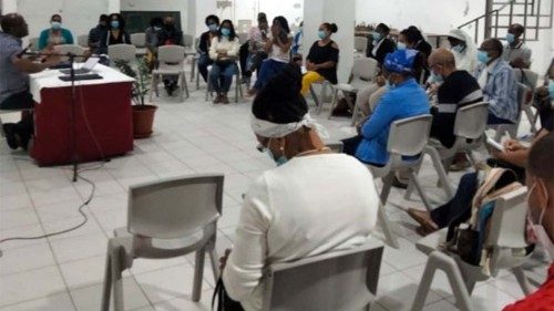 Encontro de formação na Paróquia de São Vicente, Cabo Verde