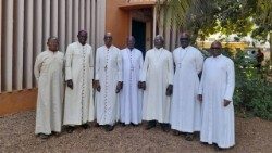 Les évêques membres de la conférence épiscopale du Mali.