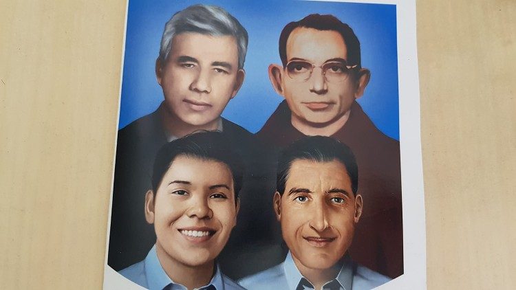 Father Rutilio Grande, Father Cosme Spessotto, Manuel Solórzano and  Nelson Rutilio Lemus  beatified today