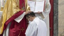 La ordenación de un sacerdote