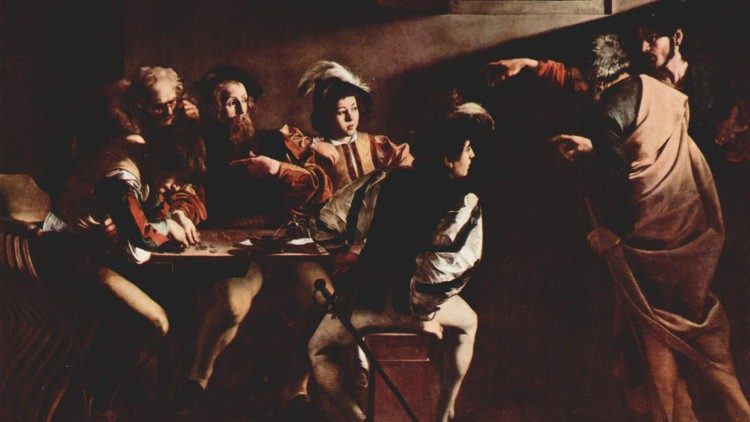Die Berufung des Matthäus - Caravaggio