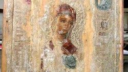L'icona della Madonna Odigitria, esempio di arte ucraina custodito nei Musei Vaticani