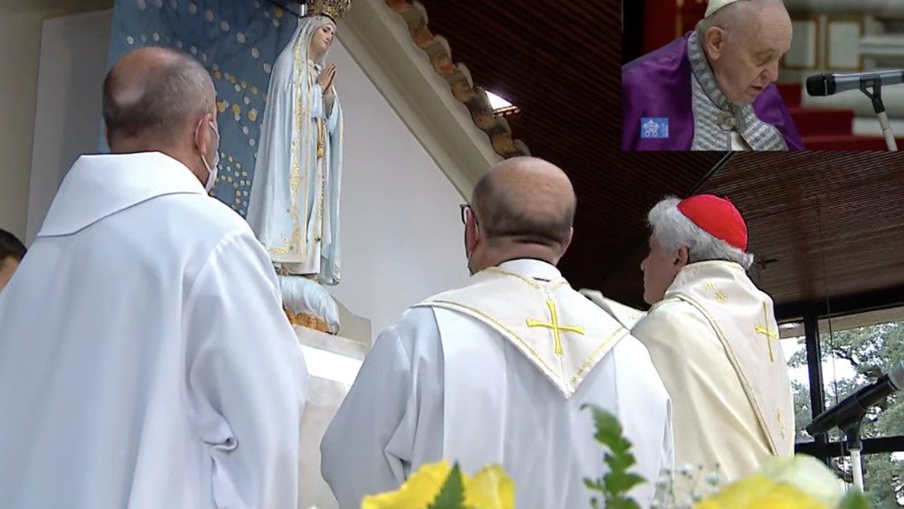 Osobitný vyslanec pápeža kardinál Krajewski vykonal zasvätenie vo Fatime