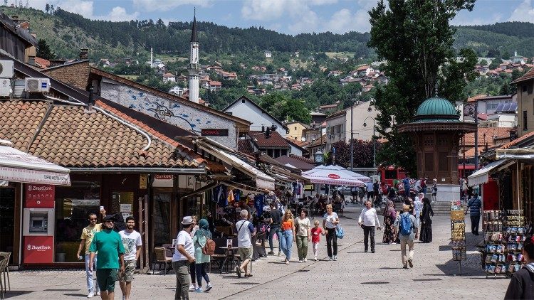 Im Zentrum von Sarajevo