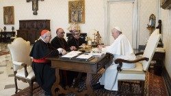 Le Pape reçoit en audience des membres de la Conférence épiscopale espagnole, le 7 avril 2022