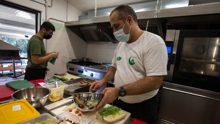 Meals prepared by young detainees and vulnerable people are among the services provided at the Oasis