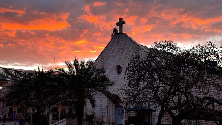 File photo of Holy Family Catholic Parish in Gaza