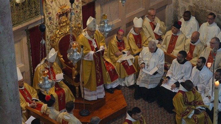 Patriarhul latin al Ierusalimului, cardinalul Pierbattista Pizzaballa