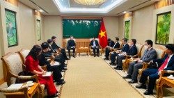 Rencontre du Saint-Siège avec l'Etat du Vietnam à Hanoï, dans la capitale, le 22 avril 2022.