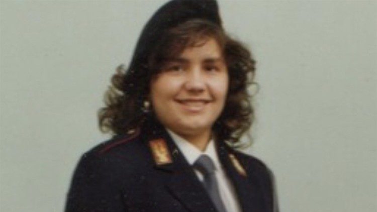 Tosca Ferrante lors de ses années au sein de la police d'État