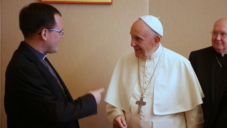 Padre João Chagas e o Papa Francisco