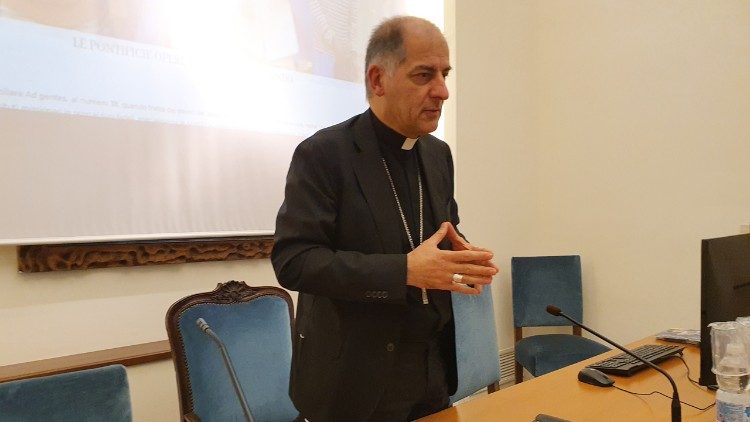 Archbishop Giampietro Dal Toso, President of the Pontifical Mission Societies