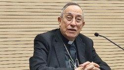 Cardeal Rodriguez Maradiaga na coletiva de apresentação do livro-entrevista sobre a Praedicate Evangelium