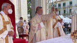 Cardeal Mario Grech - 08.05.2022 - Súplica de Pompeia (Vatican Media)