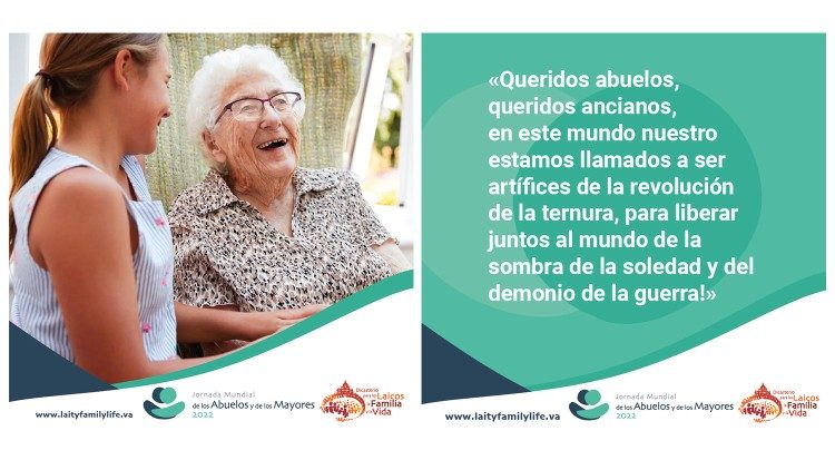 Invitación a celebrar la Jornada Mundial de los abuelos y las personas mayores 2022